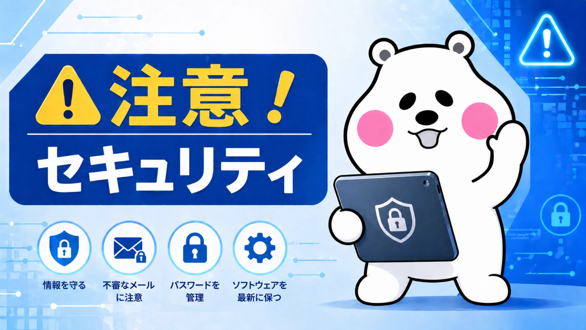 セキュリティ設定とハルシネーションに注意を促すミフオ