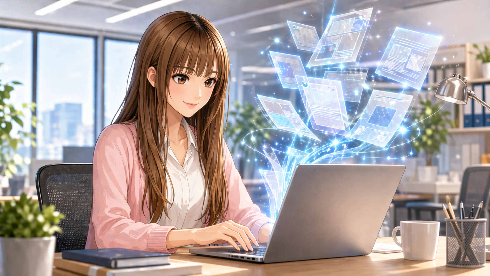 音声入力からAIによる生成、人間による確認のプロセス