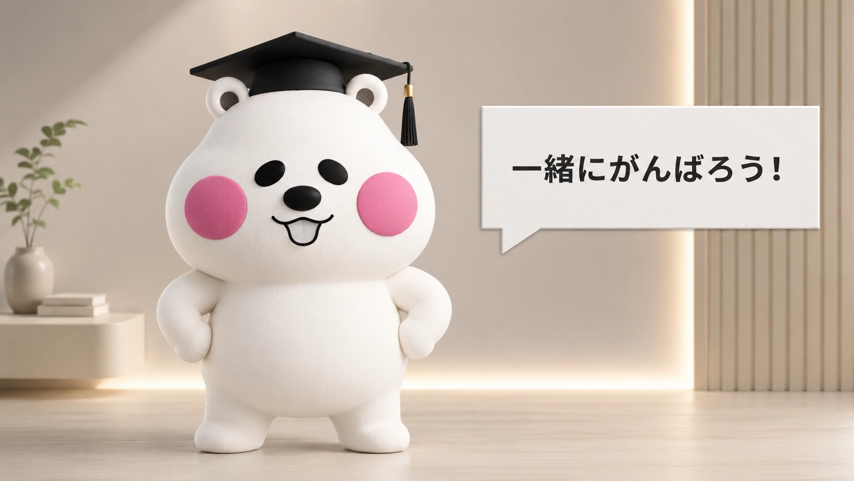 記事のまとめとして、読者に笑顔でエールを送るミフオ