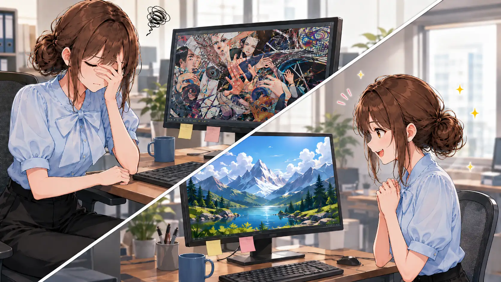 AX Mediaのロゴとミフオの顔アイコンがデザインされたプレースホルダー画像