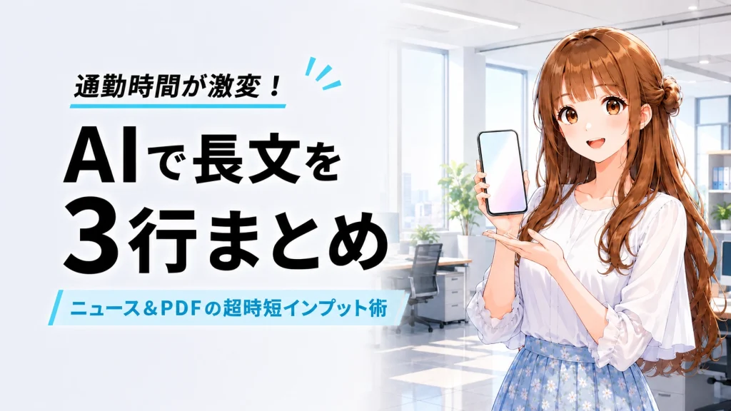 スマートフォンでAI要約を活用するさくらこのアイキャッチ画像