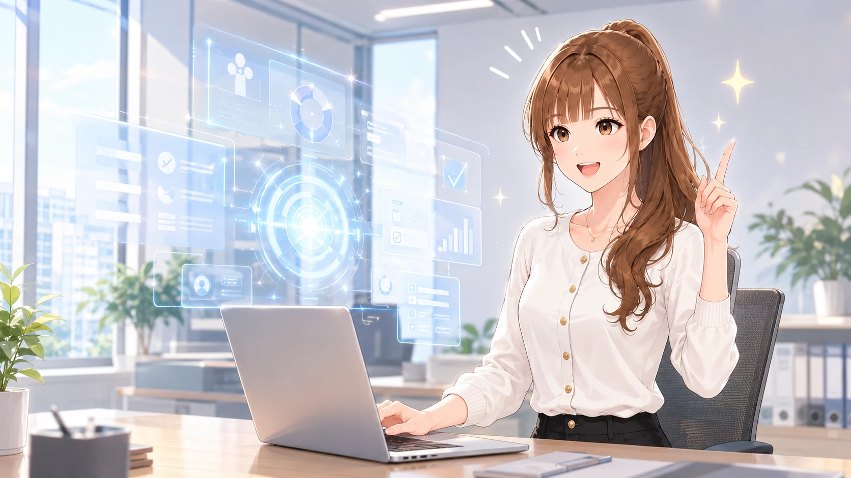 言葉選びの悩みをAIで解決して表情が明るくなるさくらこ
