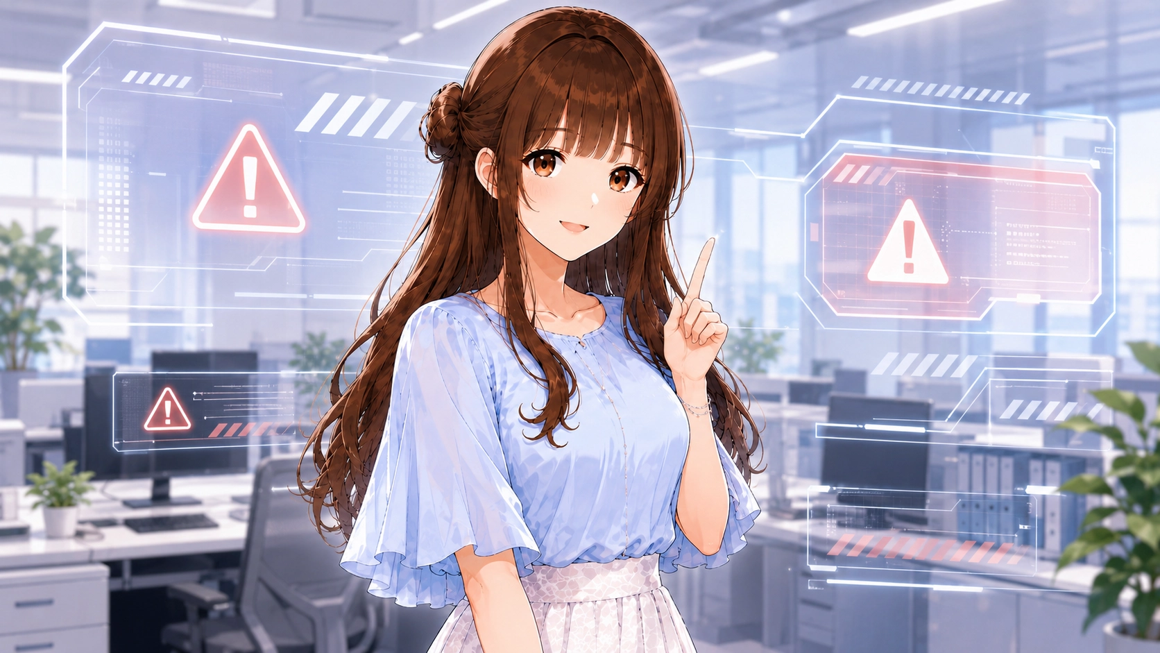 AIの使い分けについて注意を促すさくらこ
