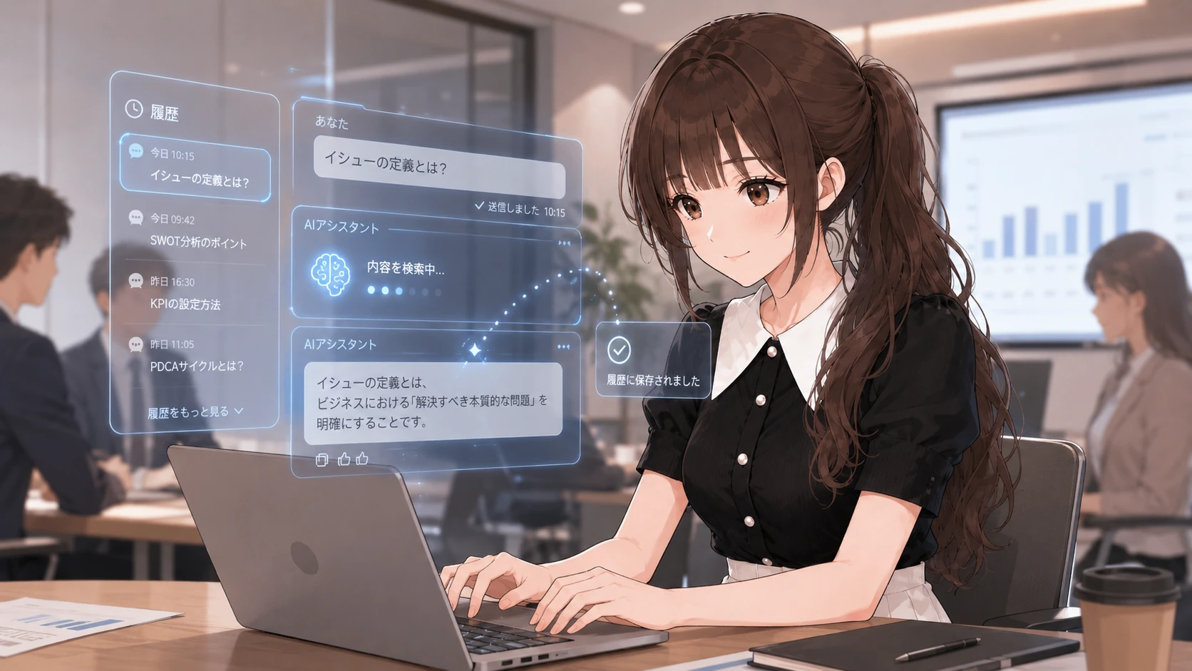 AX Mediaのロゴとミフオの顔アイコンがデザインされたプレースホルダー画像