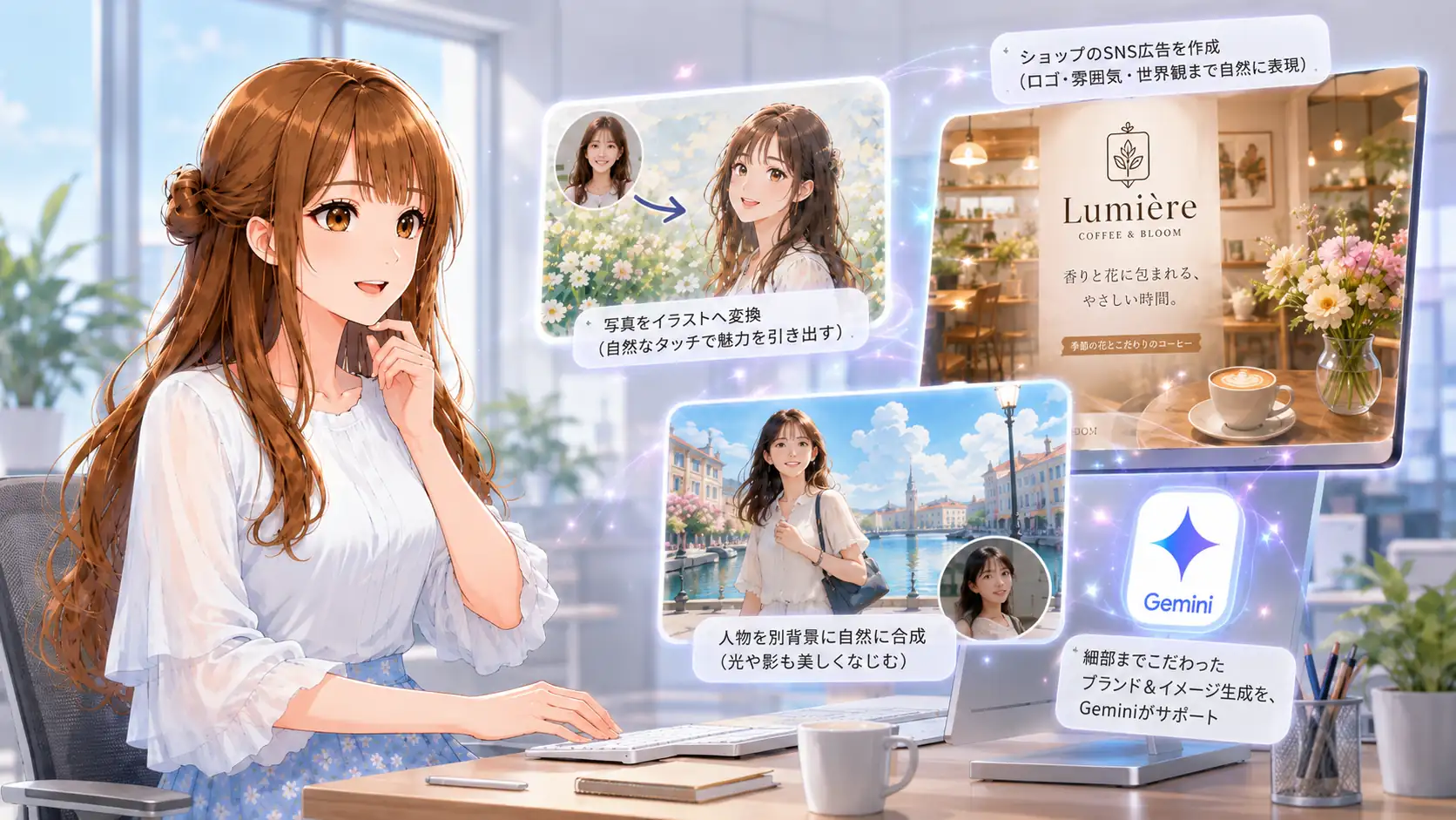 AX Mediaのロゴとミフオの顔アイコンがデザインされたプレースホルダー画像