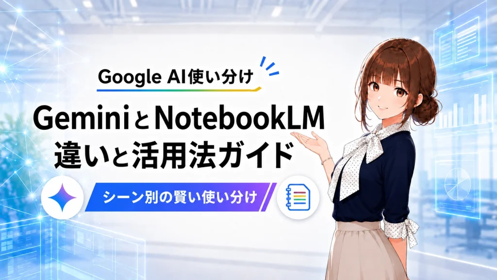 2つのAIツールを比較するさくらこのアイキャッチ画像