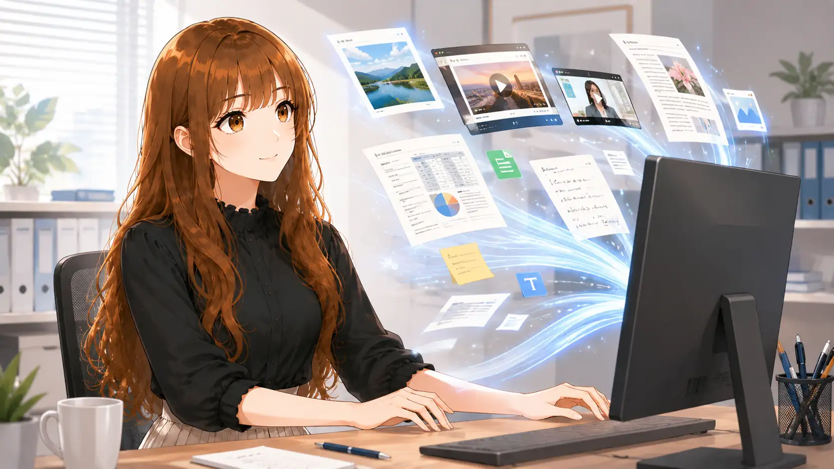 AX Mediaのロゴとミフオの顔アイコンがデザインされたプレースホルダー画像