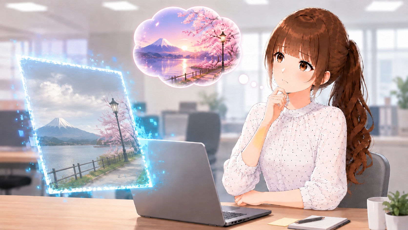 AX Mediaのロゴとミフオの顔アイコンがデザインされたプレースホルダー画像