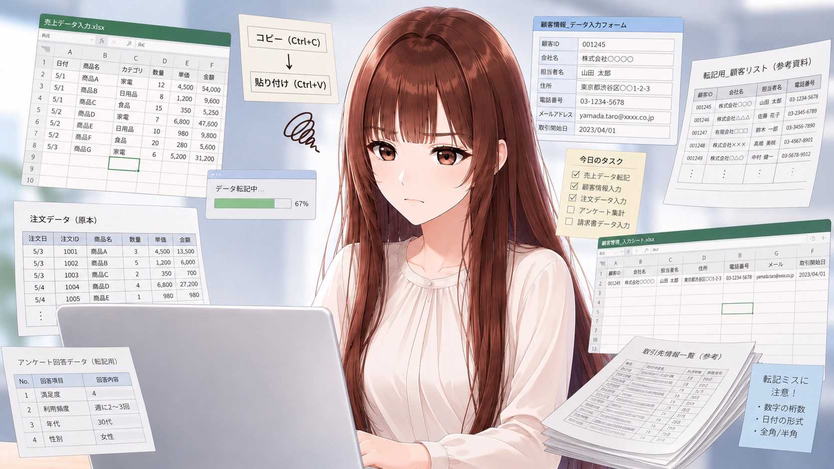 「面倒くさい」という直感を大切に、業務改善のヒントを模索する様子