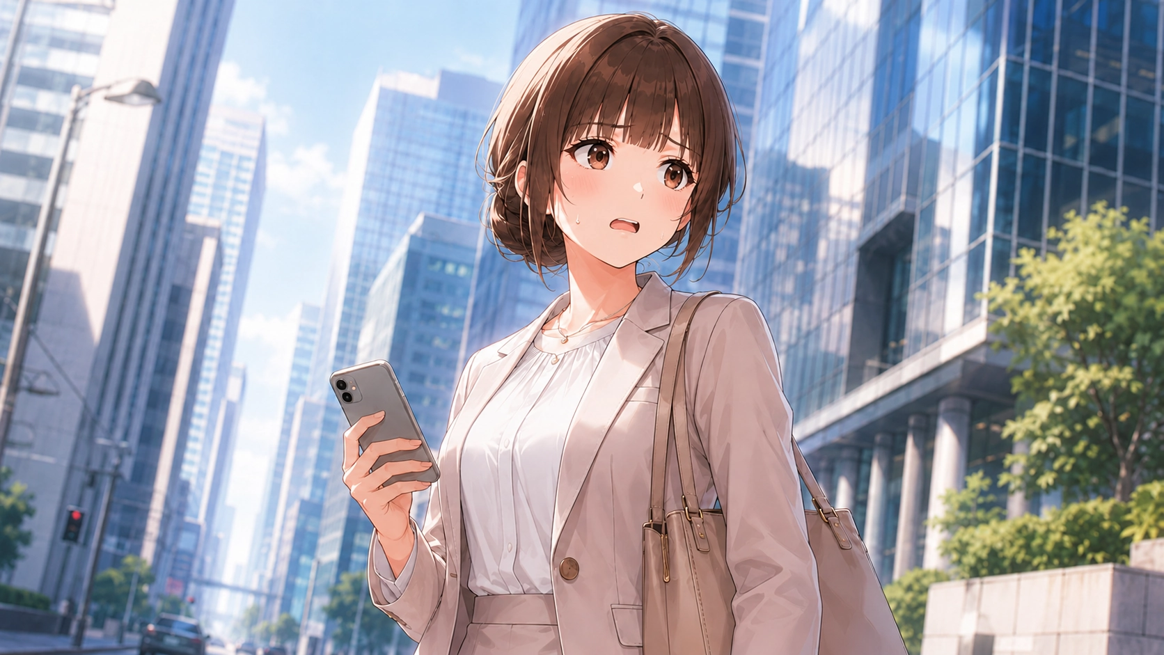 頭の中で当日の動きをイメージしようとするものの、正解がわからず戸惑う様子