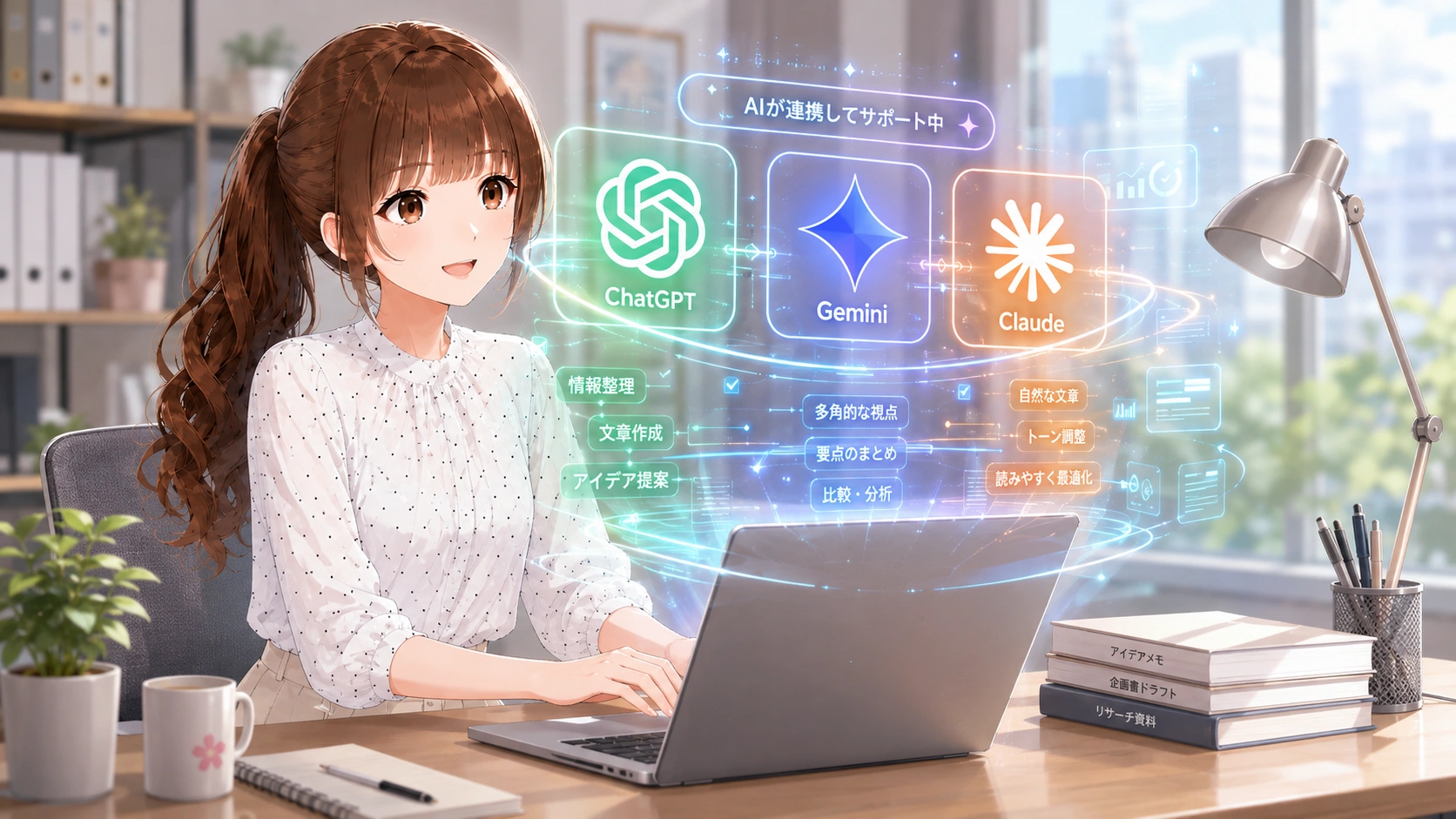 AX Mediaのロゴとミフオの顔アイコンがデザインされたプレースホルダー画像