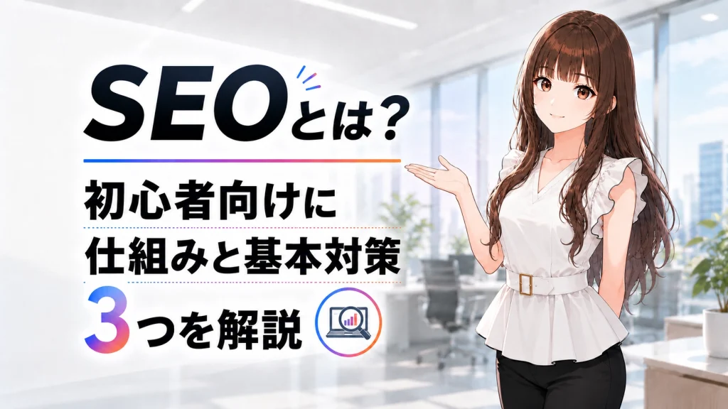 SEOとは?ブログ初心者向けに仕組みと基本対策3つを解説