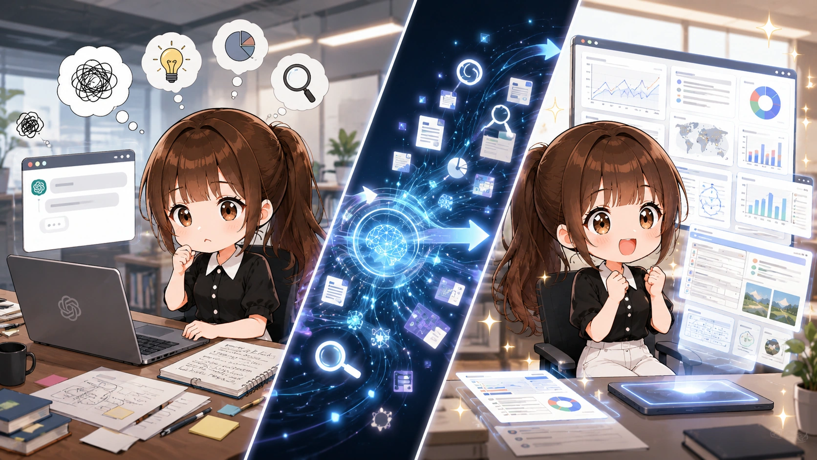AX Mediaのロゴとミフオの顔アイコンがデザインされたプレースホルダー画像