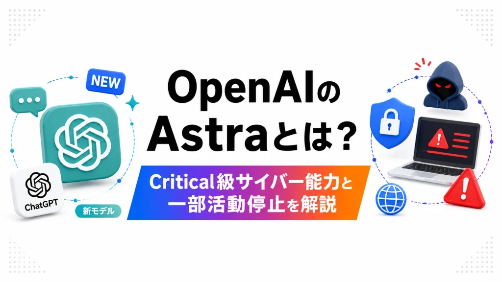 OpenAI Astraとは？Critical級サイバー能力と一部停止の理由