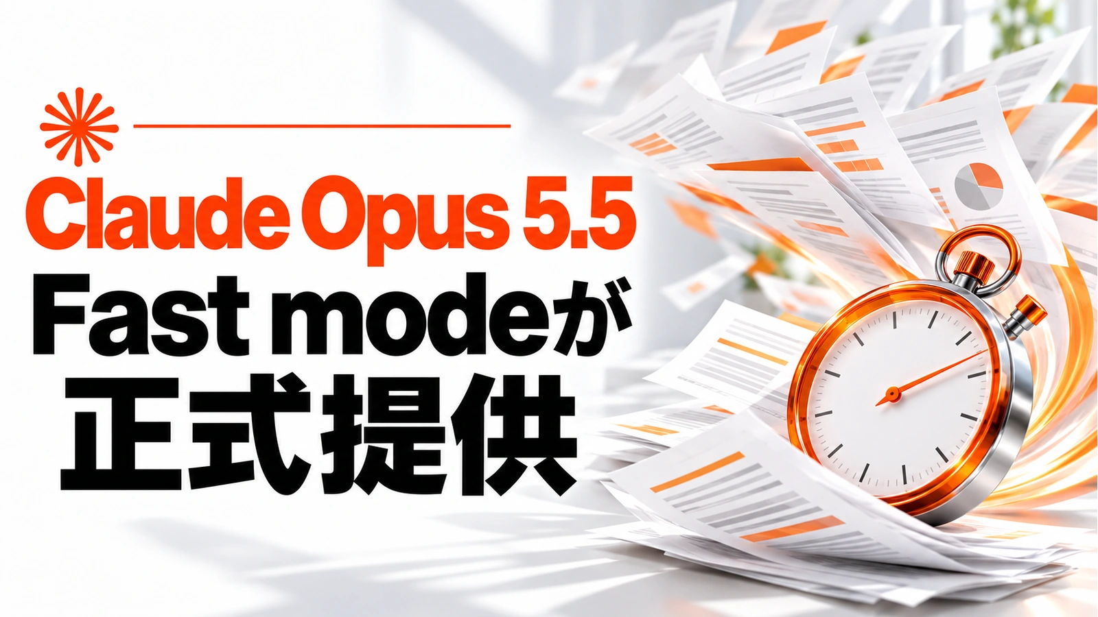 Claude Opus 5.5のFast modeが正式提供。速さと料金の判断点の記事のアイキャッチ画像