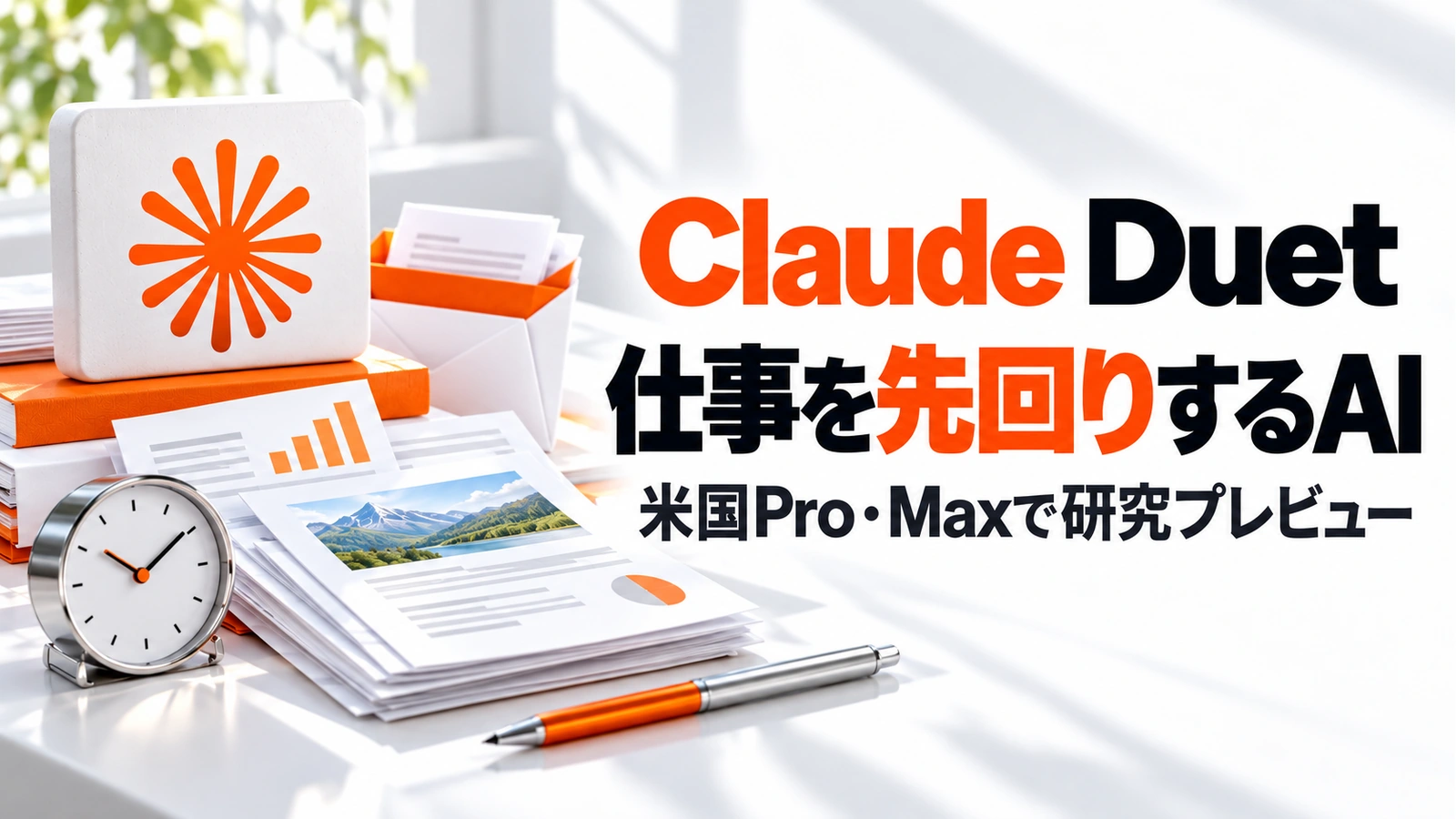 「Claude Duet登場。仕事を先回りするAIの機能と日本での利用条件」のアイキャッチ画像