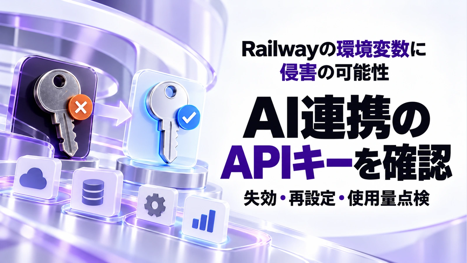 「Railwayが環境変数の漏えい可能性を公表。AI連携のAPIキーを確認」のアイキャッチ画像